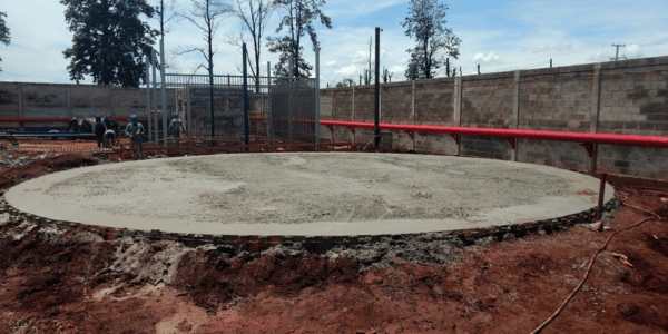 Base para Reservatórios em Salto